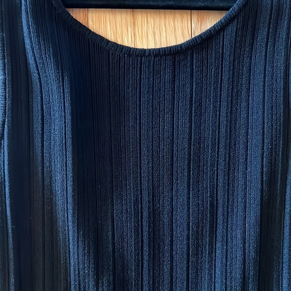 Derek Lam black net dress with yellow detail size small - Picture 6 of 8